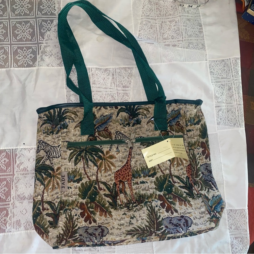 JADE African tote bag with glasses case NWT - Picture 9 of 9